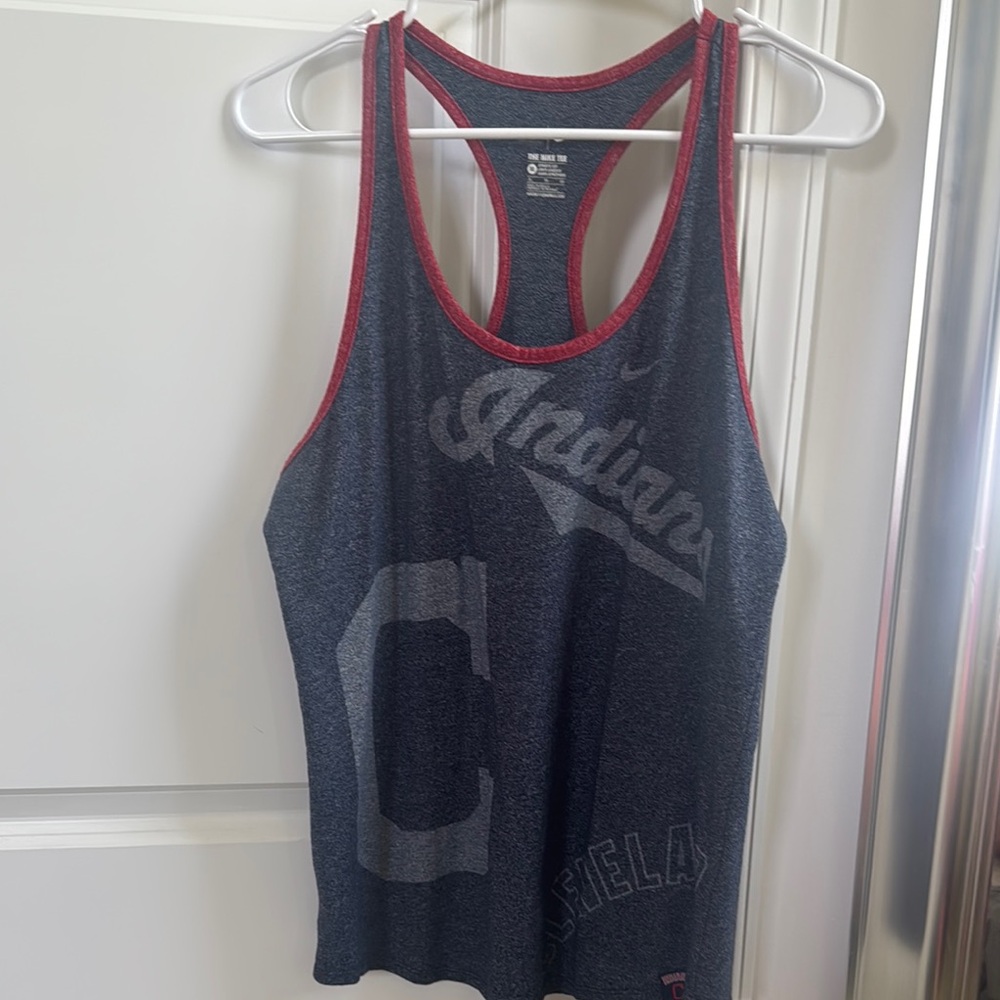 Nike Tank Top Cleveland Indians Navy XL